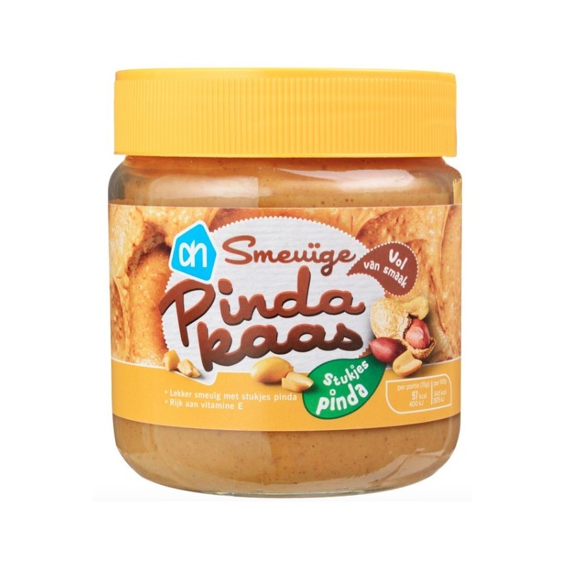 Pindakaas met Stukjes Pinda AH