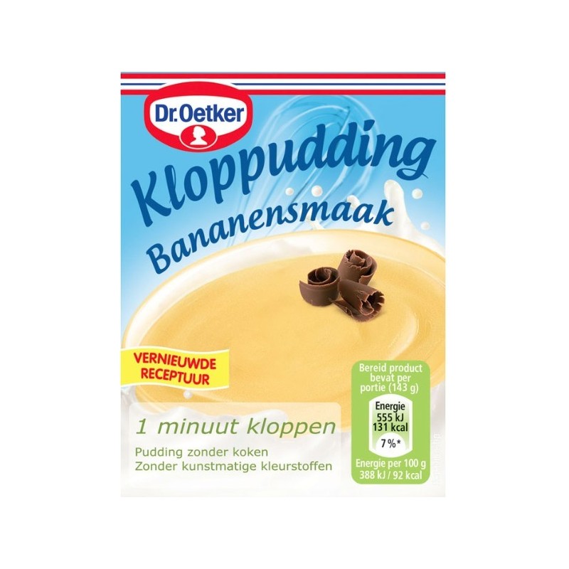 Kloppudding Banaan Dr. Oetker