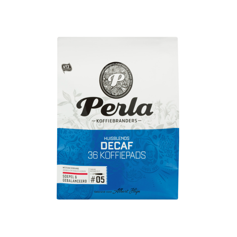 Decaf Perla Koffiepads 36 stuks AH