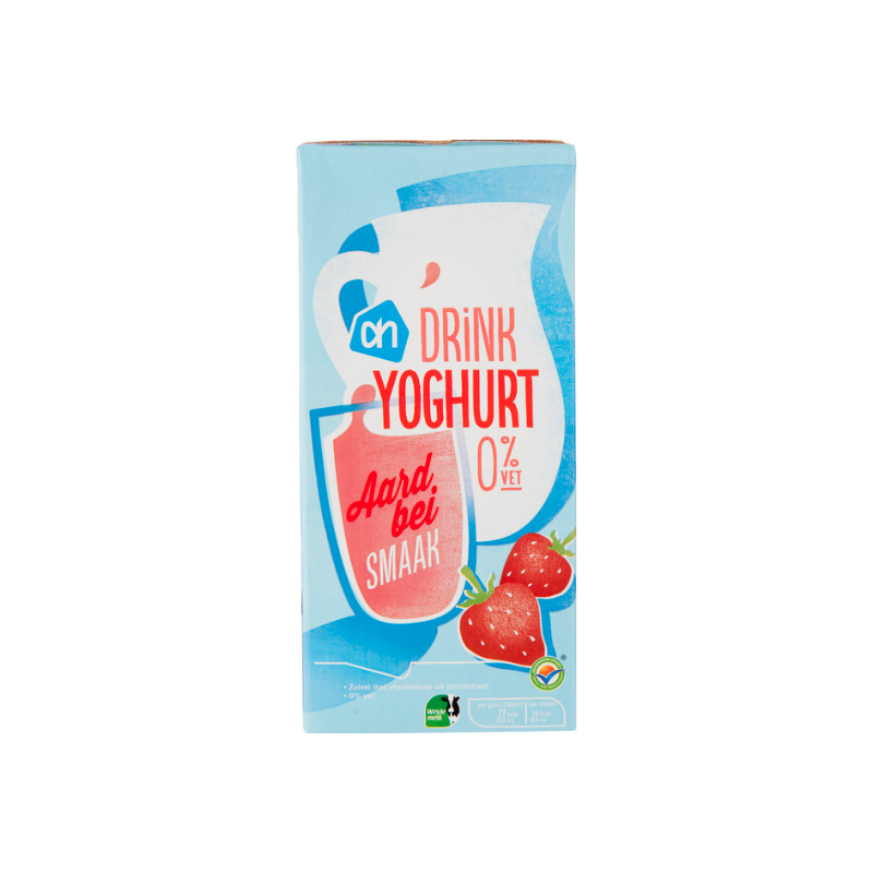 Aarbei Drink yoghurt AH