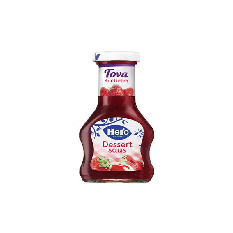 Aardbeien Dessert Saus Hero
