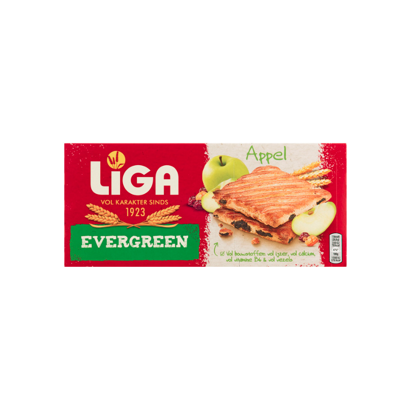 Galletas con Manzana Evergreen Liga