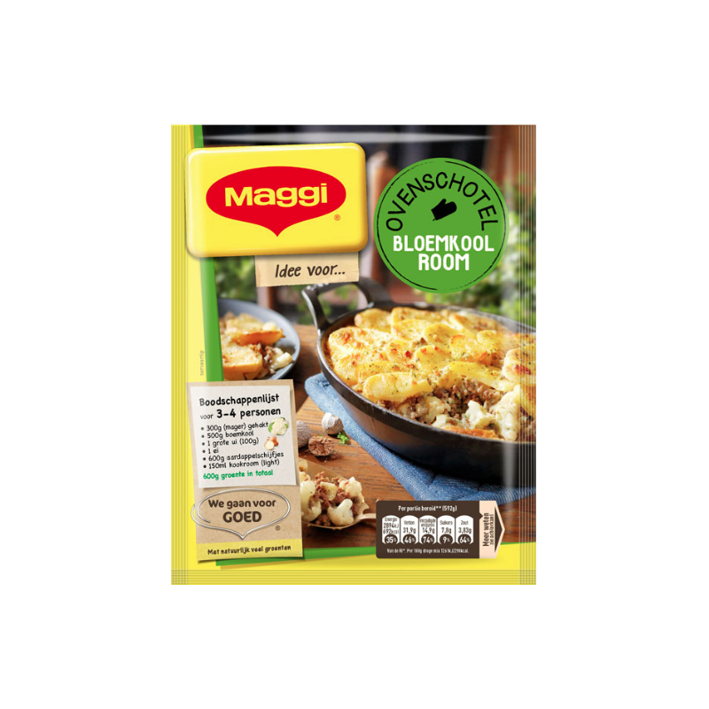 Ovenschotel Bloemkool Room Maggi