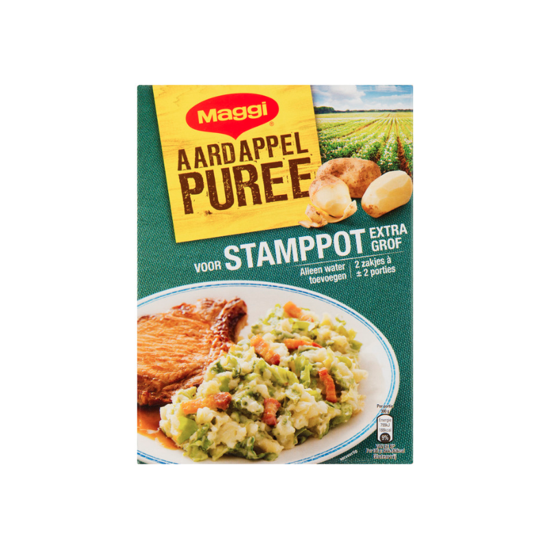 Aardappelpure Stamppot Maggi