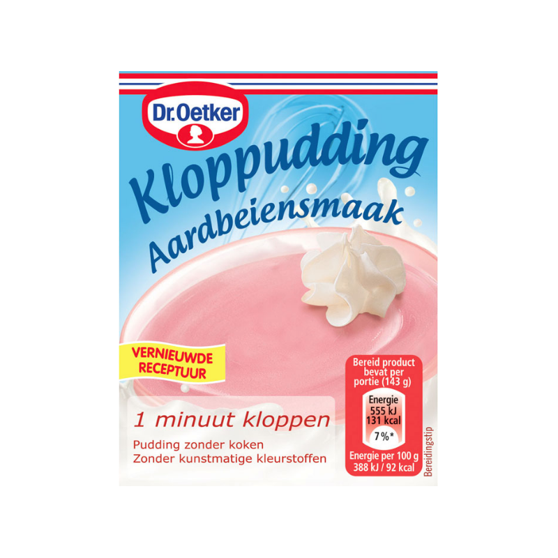 Pudding de Fresa Dr Oetker