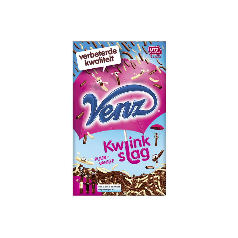 Fideos de Chocolate Puro y Vainilla Venz