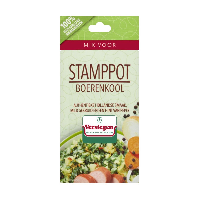 Verstegen kruidenmix voor Stamppot Boerenkool