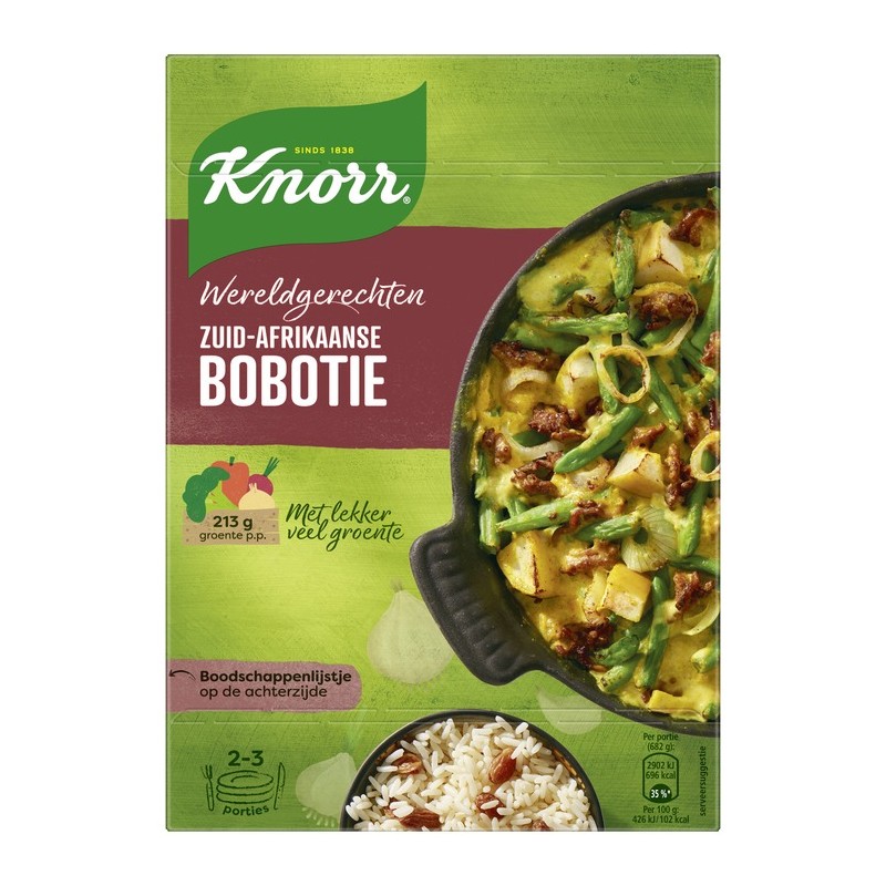 Zuid Afrikaanse Bobotie Knorr
