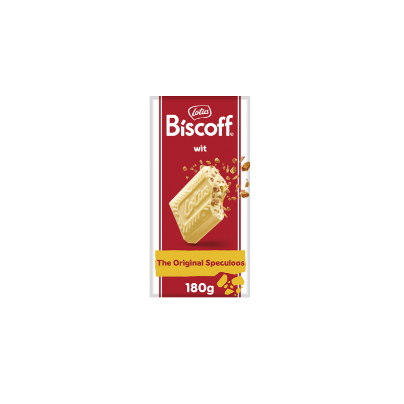 Lotus Biscoff Speculoos Witte Chocolade Stukjes