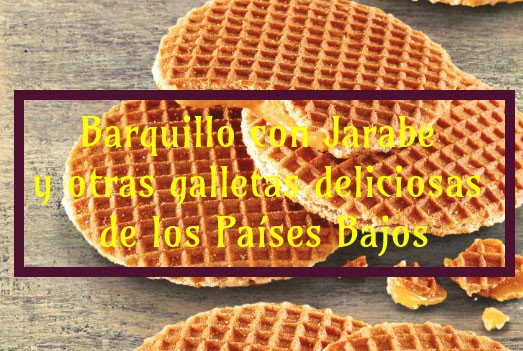 Barquillo con jarabe